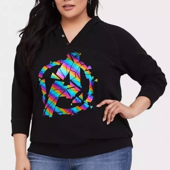 NWT Marvel Her Universe The Avengers Endgame Hoodie Women's Plus size 2 - Picture 1 of 9
